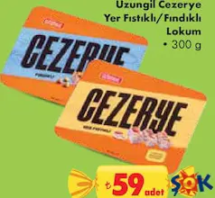 UZUNGİL CEZERYE YER FISTIKLI/FINDIKLI LOKUM 300 G